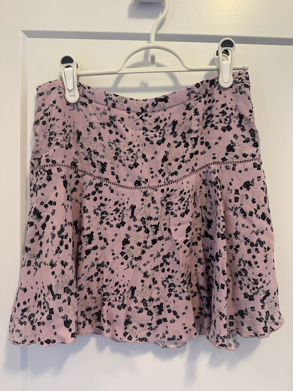 Aritzia Sunday Best Purple Floral Print Mini Skirt Size 2 Women’s